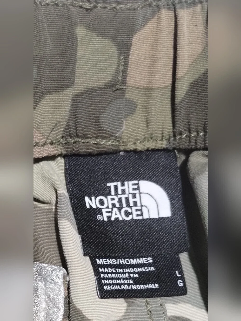 The North Face Camouflage Tee with White Logo